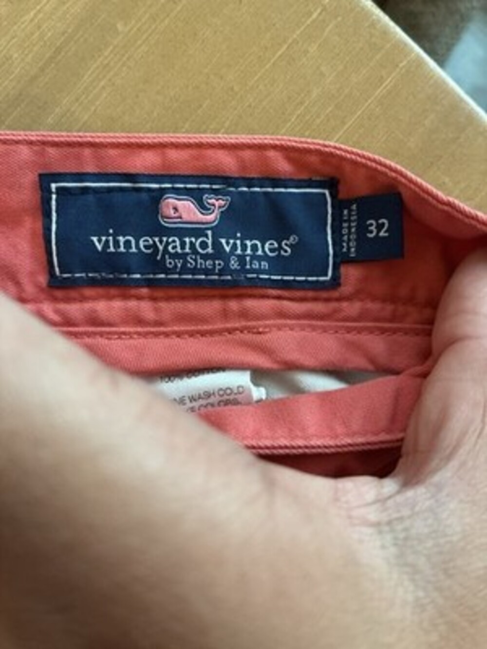 Vineyard Vines Men's Shorts Salmon Color Size 32 - Picture 3 of 3